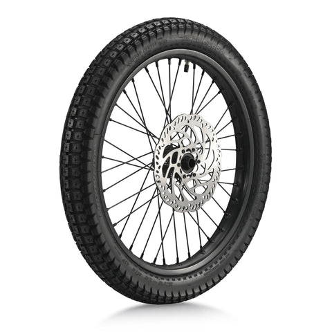 SHE7005 Front Wheel Assembly (Front Tire+Tube+Rim Stripe+Front Wheel Assembly+Front Brake Disc+Front Wheel Hub Cone Spacer (with  Bolts)) (SS 3.0)